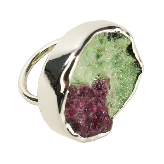 Tallulah Ring Ruby Zoisite Silver
