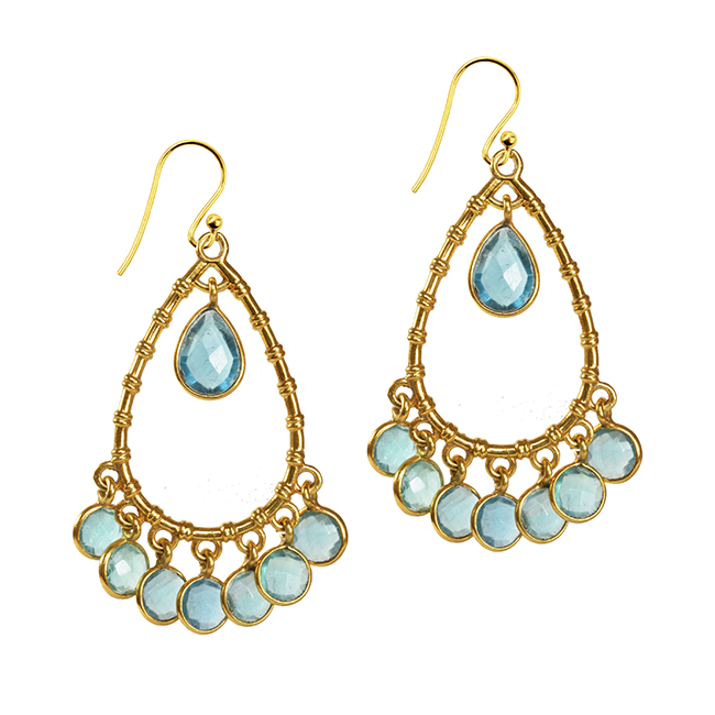 Clara Earrings Apatite