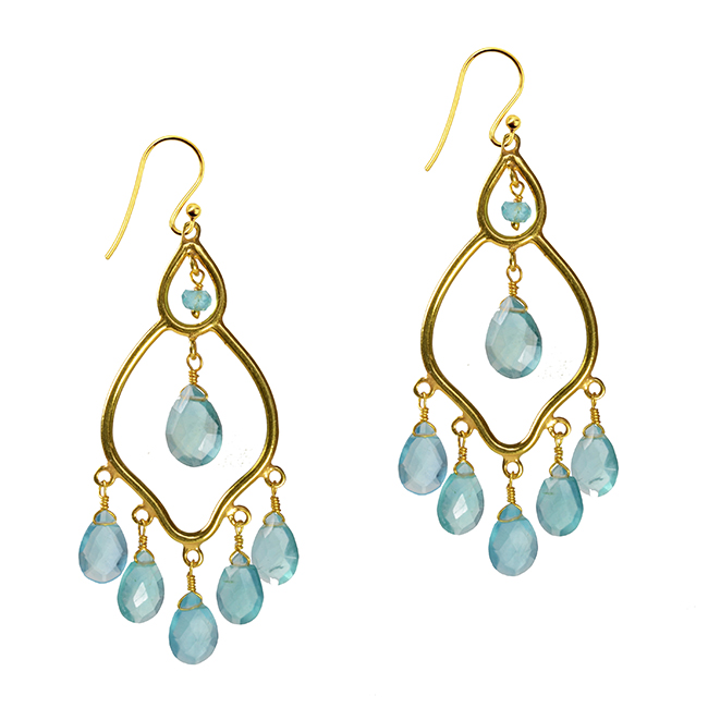 Jasmine Earrings Apatite