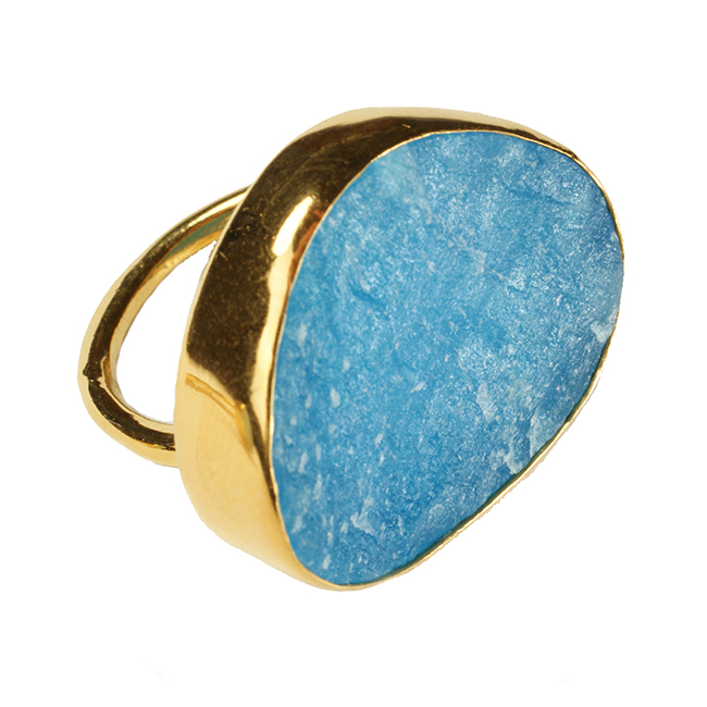 Tallulah Cocktail Ring Smithsonite