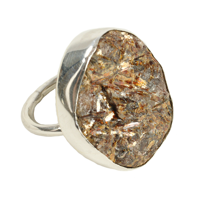 Tallulah Cocktail Ring Star Leaf Silver