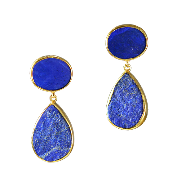 Lapis earrings on sale