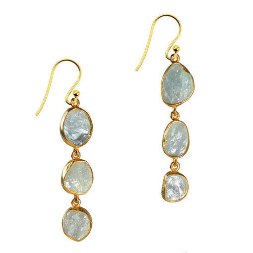 aquamarine drop earrings tara