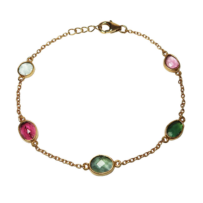 Multi Tourmaline Bracelet - Sushilla Jewellery