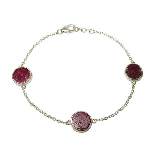 ruby silver bracelet tallulah